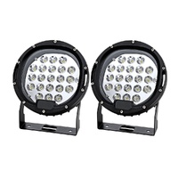 Giantz Pair LED Driving Lights 7 Inch Flood Spot Lights Car Truck SUV 12V 24V