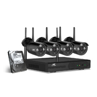 UL-tech Wireless CCTV Security System 8CH NVR 3MP 4 Bullet Cameras 2TB