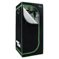 Greenfingers Grow Tent 70x70x160CM 1680D Hydroponics Kit Indoor Plant Room System