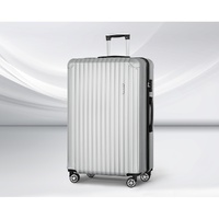 Wanderlite 28-inch Luggage Set with TSA Lock�ABS Hard Shell Travel Suitcase Organiser Luggage Case Light Grey