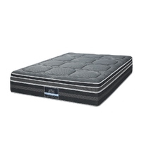 Giselle 35CM DOUBLE Mattress Bed 7 Zone Dual Euro Top Pocket Spring Medium Firm