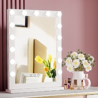 Embellir Makeup Mirror Hollywood with Light Frame Vanity Dimmable Wall 15 LED