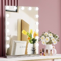 Embellir Makeup Mirror 43X61cm Hollywood with Light Vanity Dimmable Wall 15 LED