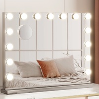 Embellir Makeup Mirror 58X46cm Hollywood with Light Vanity Dimmable Wall 15 LED