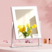 Embellir Makeup Mirror 25x30cm with Led light Lighted Standing Mirrors White