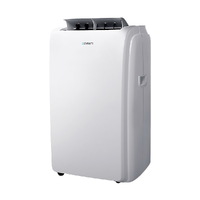 Devanti Portable Air Conditioner Cooling Mobile Fan Cooler Remote Window Kit White 3300W