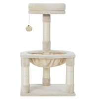 i.Pet Cat Tree 69cm Scratching Post Tower Scratcher Wood Condo Toys House Bed