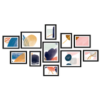 Artiss Photo Frames Art Holder 11PCS 5x7&quot; 6x8&quot; 8x10&quot; Black