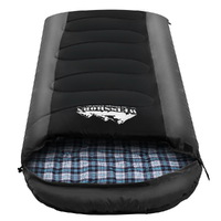 Weisshorn Sleeping Bag Single Thermal Camping Hiking Tent Black? -20?C
