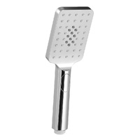 Handheld Shower Head 3.1&#39;&#39; High Pressure 3 Spray Modes Square Chrome