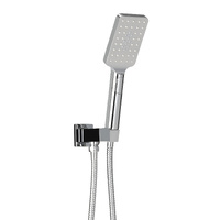 Handheld Shower Head Holder 3.1&#39;&#39; High Pressure Silver