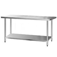 Cefito 1829x760mm?Stainless Steel Kitchen Bench 430