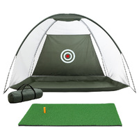 Everfit 3M Golf Practice Net And Training Mat Set Driving Target Green