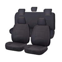 Seat Covers for TOYOTA HILUX 04/2005 - 06/2016 S 4X2 DUAL CAB UTILITY FR CHARCOAL ALL TERRAIN