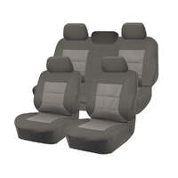 Seat Covers for VOLKWAGEN AMAROK 2H SERIES 02/2011 ? ON DUAL CAB FR GREY PREMIUM