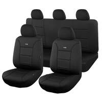 Seat Covers for TOYOTA LANDCRUISER 200 SERIES GXL - 60TH ANNIVERSARY VDJ200R-UZJ200R-URJ202R 11/2007 - 06/2021 4X4 SUV/WAGON 8 SEATERS FM ONLY BLACK? 
