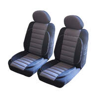 Universal Comfort Plus Front Seat Covers Size 30/35 | Grey
