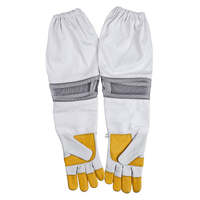 Beekeeping Bee Gloves Cow Hide Ventilated  Heavy Duty Gloves  XL