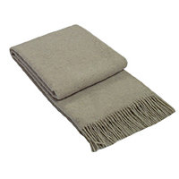 Brighton Throw - 100% NZ Wool - Beige