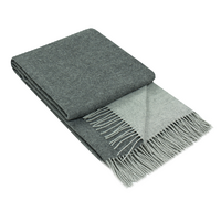 Chiswick Throw - Merino Wool/Cashmere - Charcoal