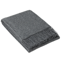 Hampton Throw - Merino Wool Blend - Slate