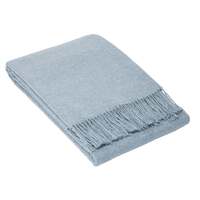 Oxford Throw - Merino Wool Blend - Sky Blue