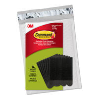 Command Large Picture Hanging Strips Value Pack, 14 Pairs, Black, PH206BLK-14NA