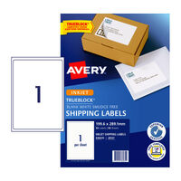 AVERY LIP Label J8167 1Up Pack of 50