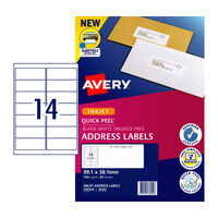 AVERY IP Label QP J8163 14Up Pack of 50