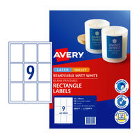 AVERY Label Rct L7108REV 9Up Pack of 10