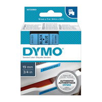 DYMO Black on Blue 19mmx7m Tape