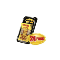 POST-IT 680-9-24CP Sign Here Pack of 24