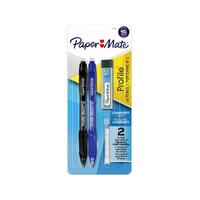 PAPER MATE Profile 0.7 Black/Blu Pack2 Box of 6