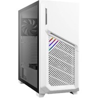 ANTEC DP502 FLUX White High Airflow, ATX, Tempered Glass with 3x Fans in Front, 1x Rear, 1x PSU Shell (Reverse Fan blade) Gaming Case