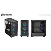 CORSAIR iCUE 220T RGB Airflow Smart ATX, mATX, Mini-ITX Case - Black s