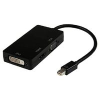 8WARE Mini Display Port DP to DVI/HDMI/VGA Adapter