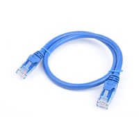8WARE Cat6a UTP Ethernet Cable 0.5m (50cm) Snagless Blue