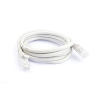 8WARE Cat6a UTP Ethernet Cable 2m Snagless Grey