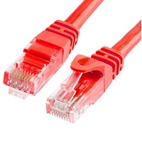 ASTROTEK CAT6 Cable 20m - Red Color Premium RJ45 Ethernet Network LAN UTP Patch Cord 26AWG-CCA PVC Jacket