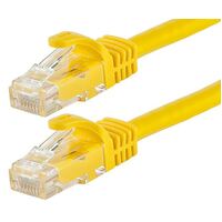 ASTROTEK CAT6 Cable 25cm/0.25m - Yellow Color Premium RJ45 Ethernet Network LAN UTP Patch Cord 26AWG-CCA PVC Jacket