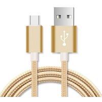 ASTROTEK 1m Micro USB Data Sync Charger Cable Cord Gold Color for Samsung HTC Motorola Nokia Kndle Android Phone Tablet &amp; Devices