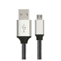 ASTROTEK 1m Micro USB Data Sync Charger Cable Cord Silver White Color for Samsung HTC Motorola Nokia Kndle Android Phone Tablet &amp; Devices