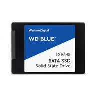 WESTERN DIGITAL Digital WD Blue 500GB 2.5" SATA SSD 560R/530W MB/s 95K/84K IOPS 200TBW 1.75M hrs MTBF 3D NAND 7mm s