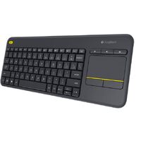 LOGITECH K400 Plus Wireless Keyboard with Touchpad &amp; Entertainment Media Keys Tiny USB Unifying receiver for HTPC connected TVs KBLT-K830BT