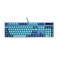 RAPOO V500 Pro Backlit Mechanical Gaming Keyboard - Spill Resistant, Metal Cover, Ideal for Entry Level Gamers--Cyan Blue