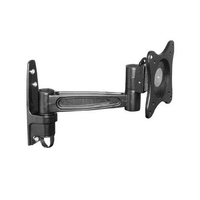 Brateck Single Monitor Wall Mount tilting &amp; Swivel Wall Bracket Mount Vesa 75mm/100mm For most 13''-27' LED, LCD flat panel TVs; up to 15kg