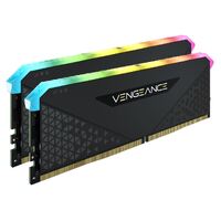 CORSAIR Vengeance RGB RS 32GB (2x16GB) DDR4 3600MHz C18 18-22-22-42 Desktop Gaming Memory Black