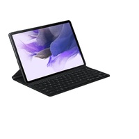 SAMSUNG Galaxy Tab S7+ & S7 FE (2021) Keyboard Cover - Black, Wireless Keyboard Share, Antimicrobial Coating, Auto Screen On/Off