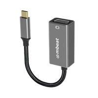 MBEAT Elite USB-C to VGA Adapter - Coverts USB-C to VGA Female Port, Supports up to19201080@60Hz - Space Grey