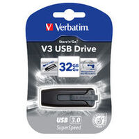 VERBATIM 32GB V3 USB3.0 Grey Store\&#39;n\&#39;Go V3; Retractable